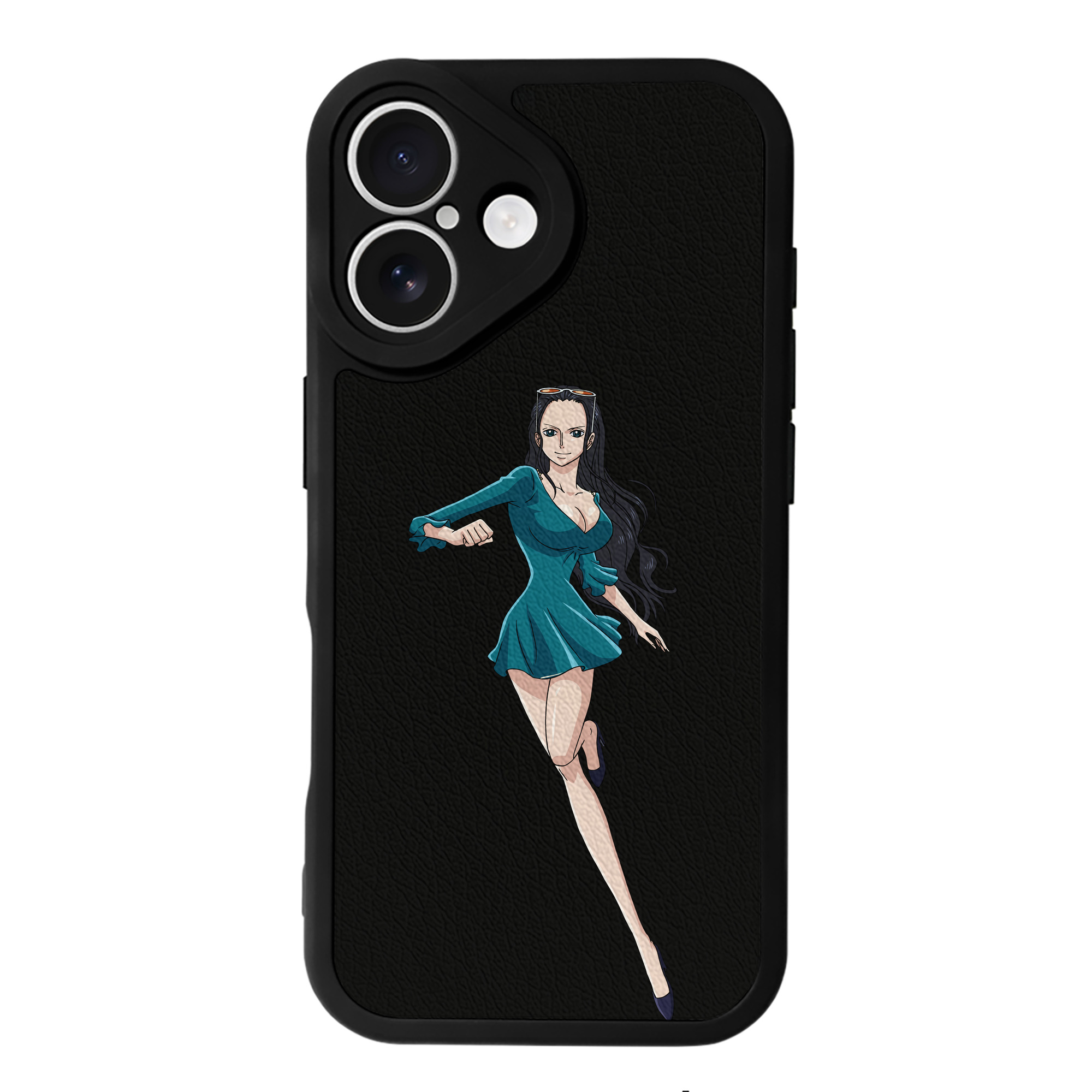 （画像用） ワンピース ニコ・ロビン ONE PIECE Nico Robin 【iPhone 16シリーズ対応】シリコンスマホケース（レザー調） 材質：シリコン